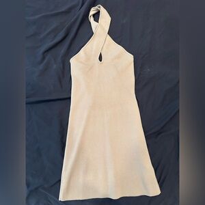 Kittenish Halter Mini Dress
